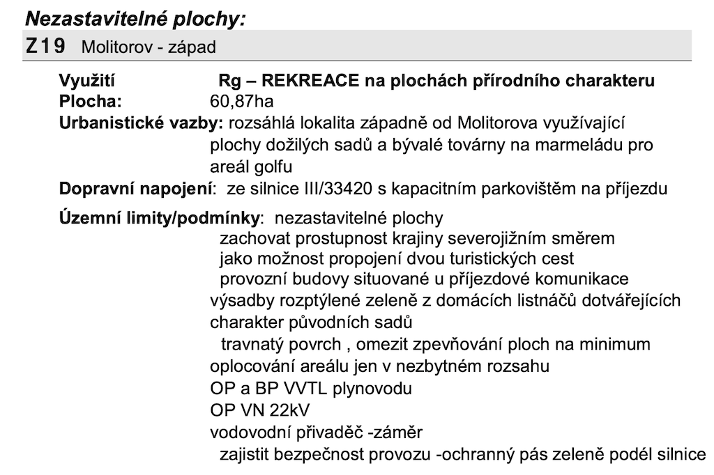 Z19 Molitorov - západ