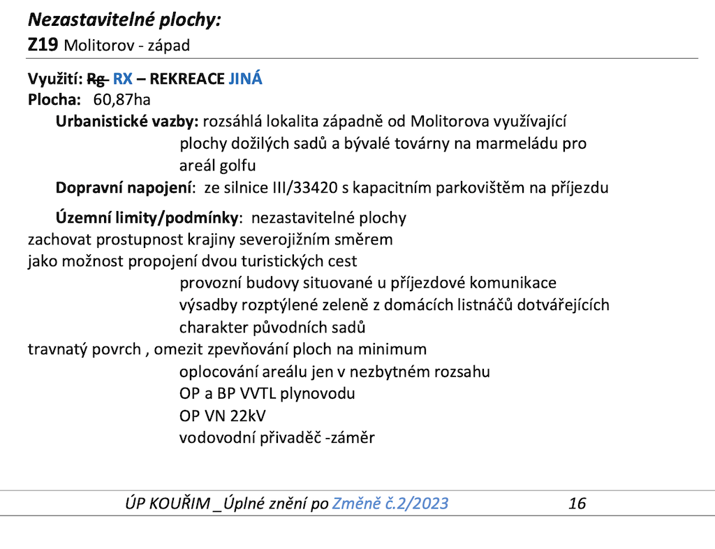 Z19 Molitorov - západ
